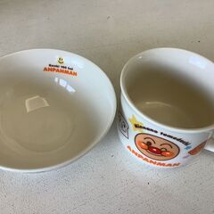 あんぱんまん食器セットの画像