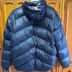 新品タグ付　大きいサイズ　袖脱着ベスト可　中綿ダウンジャケット　2XLの画像
