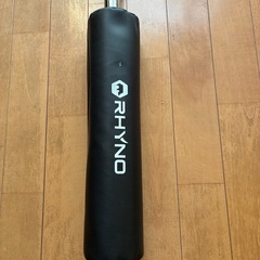 アイロテック　ラバープレート20KG×2枚 穴径29mm レギュラーバーベルシャフト200cm[径28mm] カラー　シャフトパッドの画像