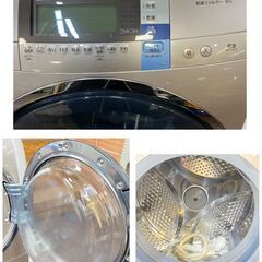 ジ532/  HITACHI  日立ドラム式洗濯機 ビッグドラム BD-V960OR 乾燥 6kg  洗濯容量10kgの画像