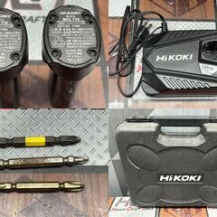 【中古】ハイコーキ HiKOKI WH7DL(2LCSK) コードレスインパクトドライバ 7.2V バッテリ×2・充電器付き【ハンズクラフト佐賀】の画像