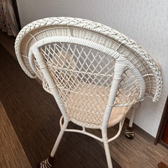 アジアン🏝️ハワイアン風のお洒落な1人チェアの画像