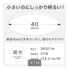 ニトリLEDライトの画像