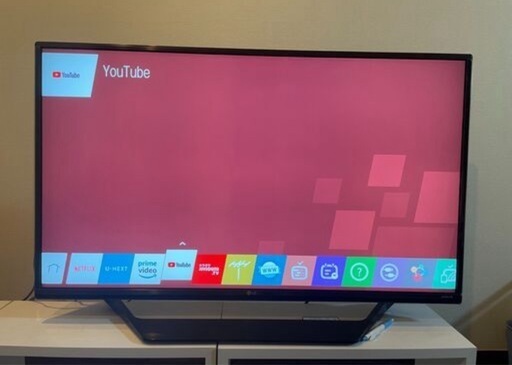 43インチ4K液晶テレビ テレビ台付き