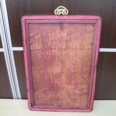 希少 レトロ 明治～大正時代 福助足袋 壁掛け看板 福助 当時物 額付き 看板 現状品 苫小牧西店の画像