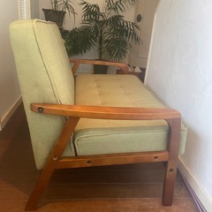 【中古】ニトリ二人掛けソファの画像