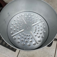 【餅つきなどに最適‼️】羽釜とアサヒ軽金属製アルミ蒸し器セット‼️の画像