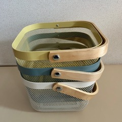 メッシュバスケット IKEA RISATORP リーサトルプ風の画像