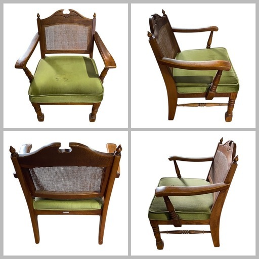 KASHIWA 柏木工 ダイニングチェア 2脚セット アームチェア