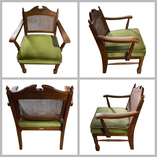 KASHIWA 柏木工 ダイニングチェア 2脚セット アームチェア