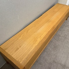 ★美品★ 高野木工 MOL モル 200TVボード ホワイトオーク ★鹿児島引取り限定★の画像