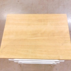 【売約済】チェスト 木製天板 衣類収納 3段引き出し キャスター付きの画像