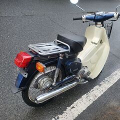福岡！カブAA01綺麗❣１２万円！セル付！13000km　CUB マフラー綺麗！４速　の画像