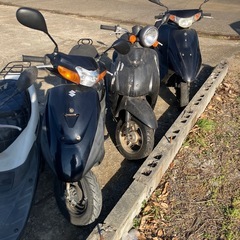 スズキアドレスV 50他全部で4台エンジンかからずの画像