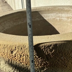 臼　石臼　メダカの画像