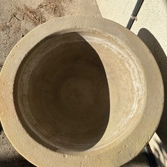 臼　石臼　メダカの画像