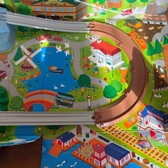 プラレール　立体マップの画像