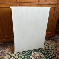 シャビーテイスト　トイレラック　ブロカントインテリア雑貨シェルフアンティークヴィンテージホワイト家具白飾り棚の画像