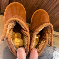 16.0㎝　ブーツ　キッズ　ブラウンの画像