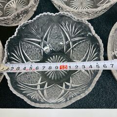 ガラス　そうめん皿　中鉢　　【j362】の画像