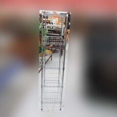 スチールラック 5段 幅74×奥行34×高151㎝ メタルラック 収納棚 収納家具 苫小牧西店の画像