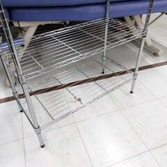 スチールラック 5段 幅74×奥行34×高151㎝ メタルラック 収納棚 収納家具 苫小牧西店の画像