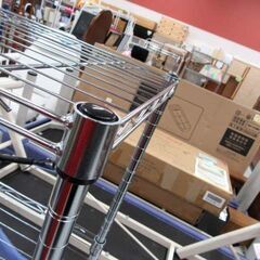 スチールラック 5段 幅74×奥行34×高151㎝ メタルラック 収納棚 収納家具 苫小牧西店の画像