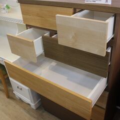 【川崎市宮前区リサイクルオフ】ニトリ　カレン3　80HC　6段チェスト　カラフルの画像