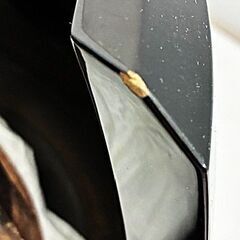 茶道具　桂窯　崇白造　真塗面取風炉（土風炉）セット　木箱付の画像