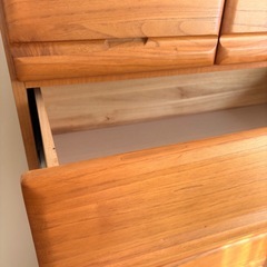 衣類収納ダンス、ナチュラル収納家具の画像