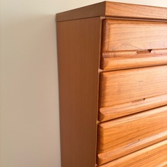 衣類収納ダンス、ナチュラル収納家具の画像