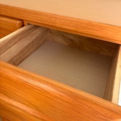 衣類収納ダンス、ナチュラル収納家具の画像