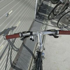 E736★45800円★整備済み クロスバイク中古自転車★【ラレー　RFC　グリーン　48㎝　クロモリフレーム】の画像