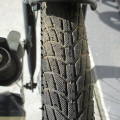 E737★8000円★　折りたたみ中古自転車【20インチ　黒 】の画像