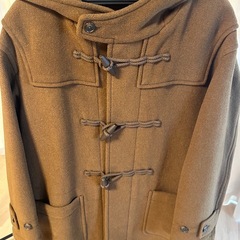 【クリーニング済み】UNIQLO M ユニクロ ブラウン ダッフルコートの画像