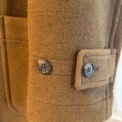 【クリーニング済み】UNIQLO M ユニクロ ブラウン ダッフルコートの画像