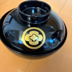 家紋入り吸い物椀10客の画像