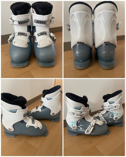 子供用スキーセット板110cm ブーツ21cm ストック80cm (さき) 東区役所