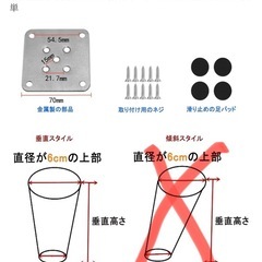ダイニングテーブル脚　　机脚の画像