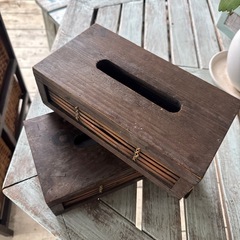 バリリゾート家具　ティッシュケースの画像