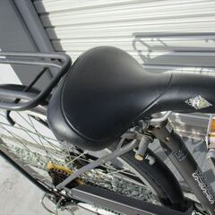 E742★限定特価★ 中古自転車 【　26インチ　ママチャリ　グレー　6段　LEDオートライト 】の画像