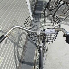 E742★限定特価★ 中古自転車 【　26インチ　ママチャリ　グレー　6段　LEDオートライト 】の画像