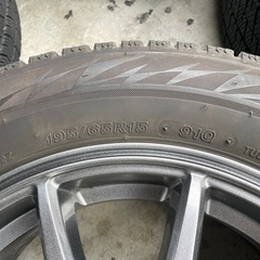 スタッドレスセット　195/65R15 まだまだ使えますの画像