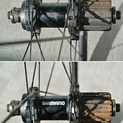 SHIMANO シマノ WH-RS21 ホイール 前後セット 現状品の画像