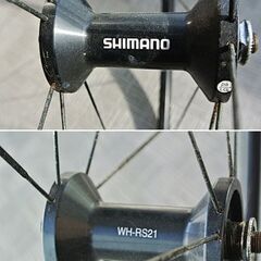 SHIMANO シマノ WH-RS21 ホイール 前後セット 現状品の画像