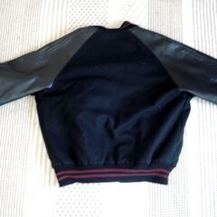 袖本革スタジャン　Lサイズ　中古　の画像