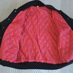 袖本革スタジャン　Lサイズ　中古　の画像