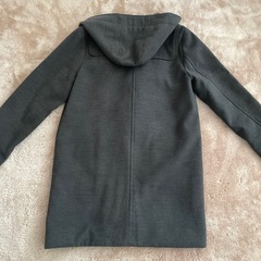レディース ダッフルコート ダークグレー Lサイズの画像