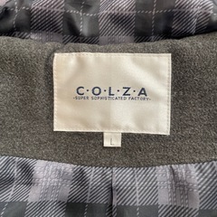 レディース ダッフルコート ダークグレー Lサイズの画像