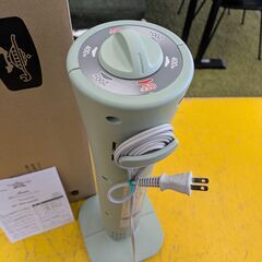 【コンパクトで0.2秒で発熱する！】遠赤グラファイトヒーター 日本エー・アイ・シー(AIC JAPAN) Aladdin アラジン AEH-G408N(G) 暖房 2024年製 タワー型：グリーンの画像